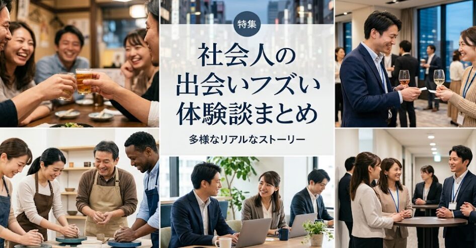 社会人の出会い体験談10選と現実的な出会い方