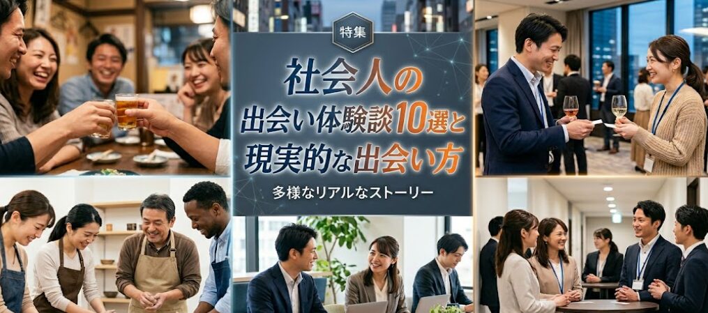 社会人の出会い体験談10選と現実的な出会い方
