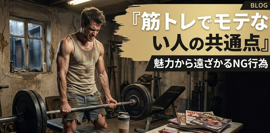 筋トレでモテない人の共通点