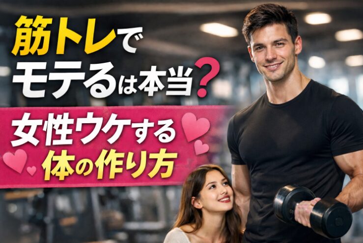 筋トレでモテるは本当？女性ウケする体の作り方