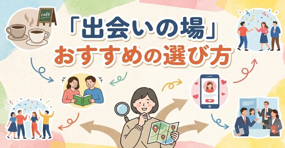 出会いの場おすすめの選び方