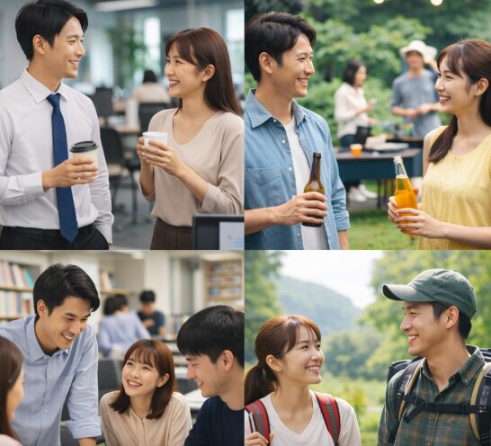 自然な出会いが多い場