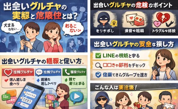 出会いグルチャは危険？実態・注意点と安全な探し方を解説