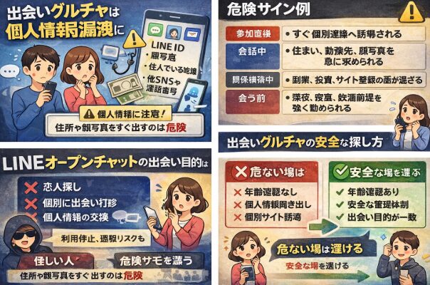 出会いグルチャは危険？実態・注意点と安全な探し方を解説