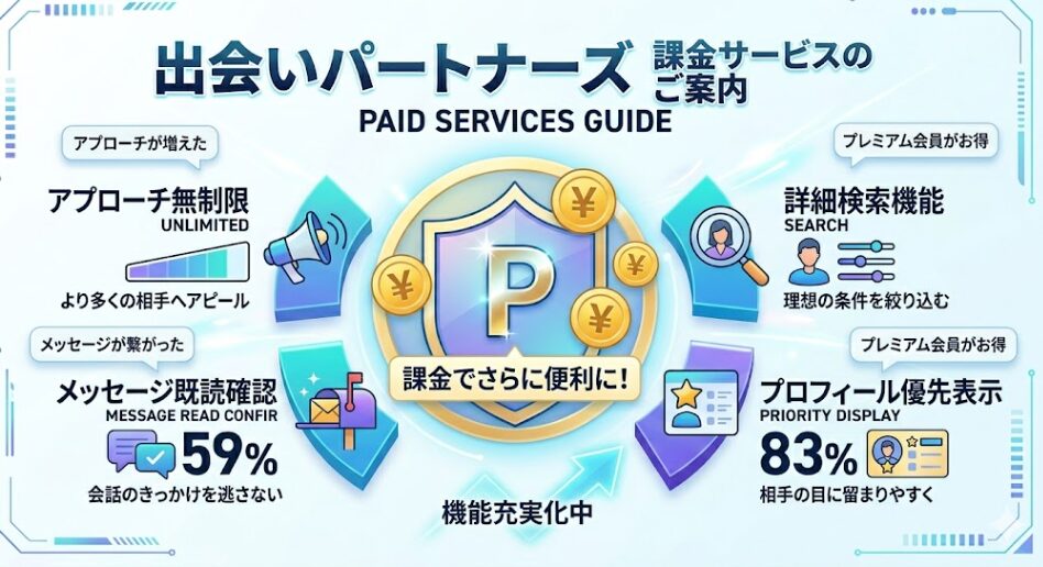 出会いパートナーズの評判は？料金と安全性を解説