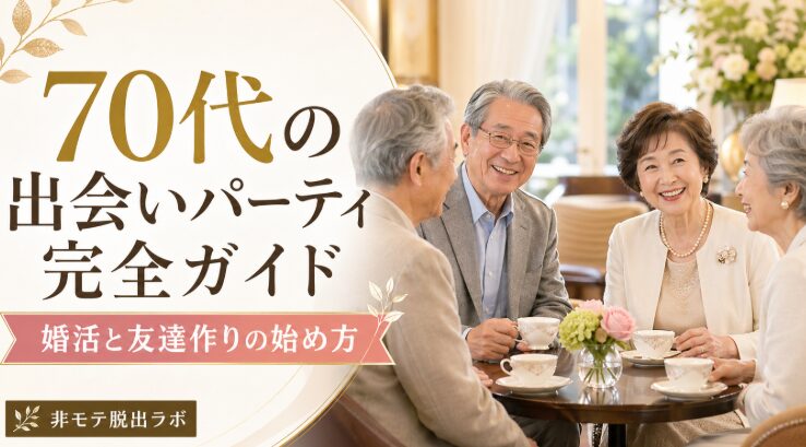 70代の出会いパーティ完全ガイド｜婚活と友達作りの始め方