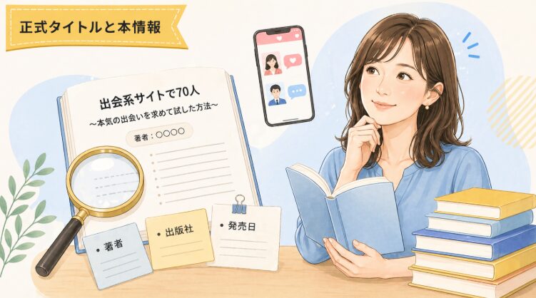 出会系サイトで70人とは？本のあらすじと感想・ドラマ版解説