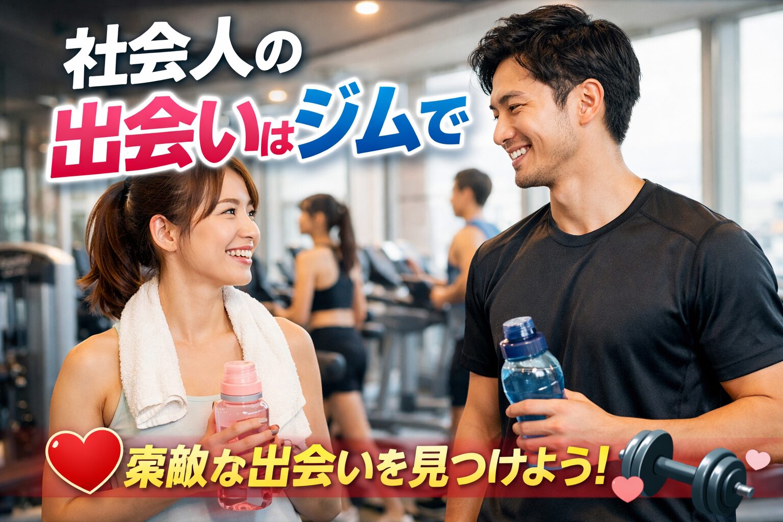 社会人の出会いはジムにある？恋愛の実態と成功のコツ総まとめ完全版