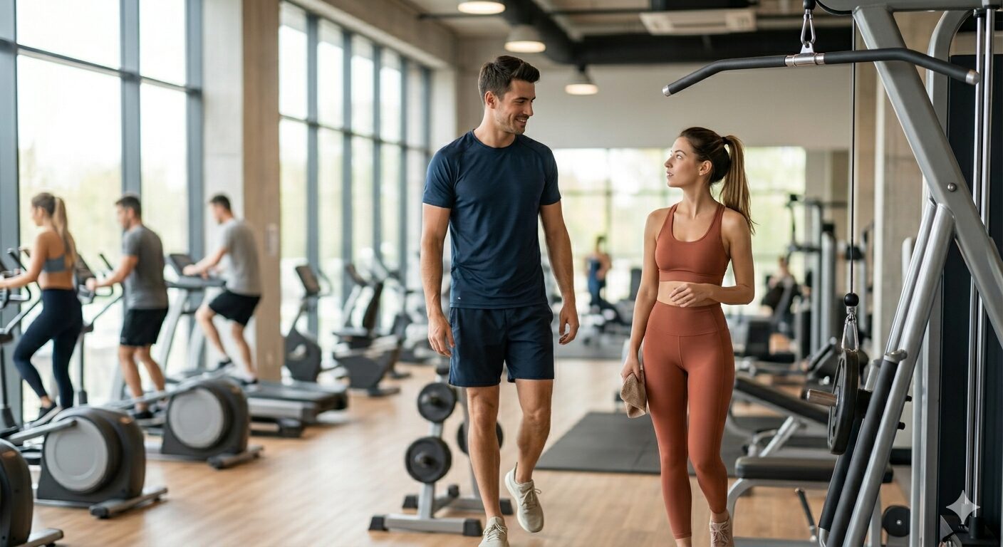 ジムでの声かけのタイミング