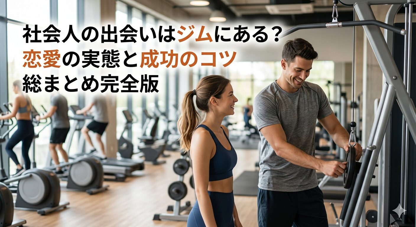 社会人の出会いはジムにある?恋愛の実態と成功のコツ総まとめ完全版