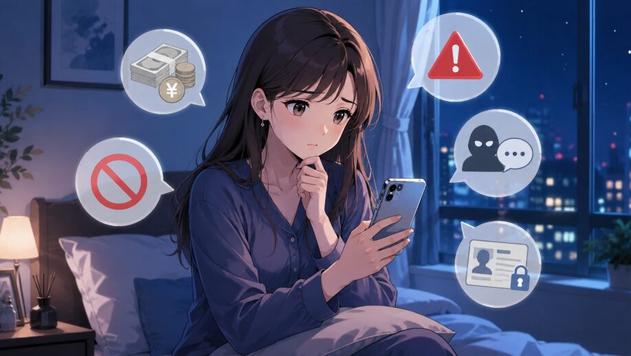 ワクワクメールのパパ活プロフィールは危険?例文と注意点を解説