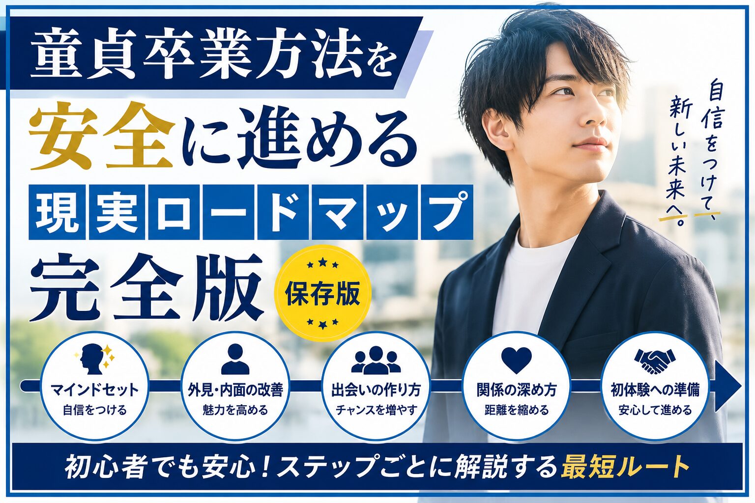 童貞卒業方法を安全に進める現実ロードマップ完全版｜保存版