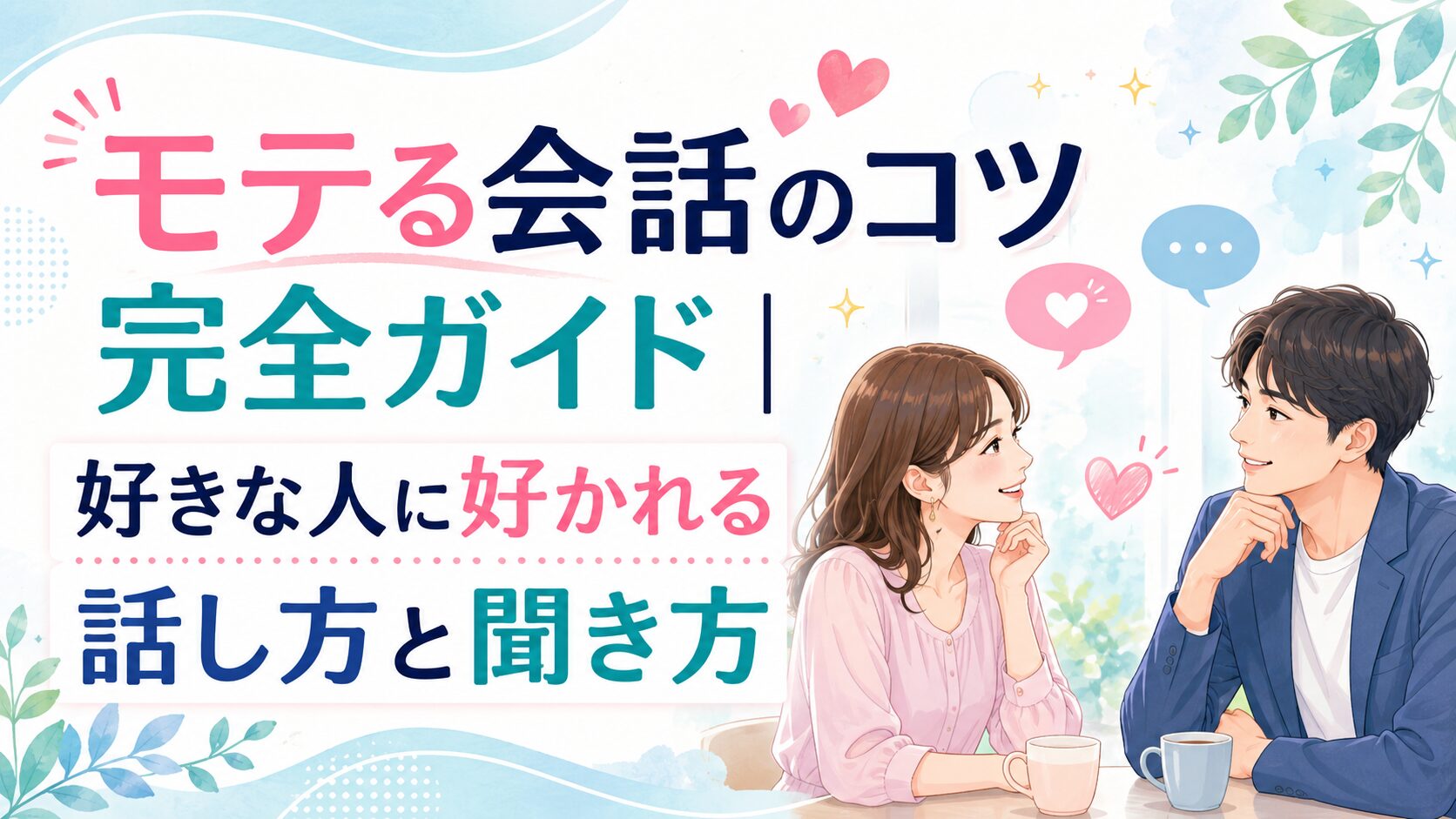 モテる会話のコツ完全ガイド｜好きな人に好かれる話し方と聞き方
