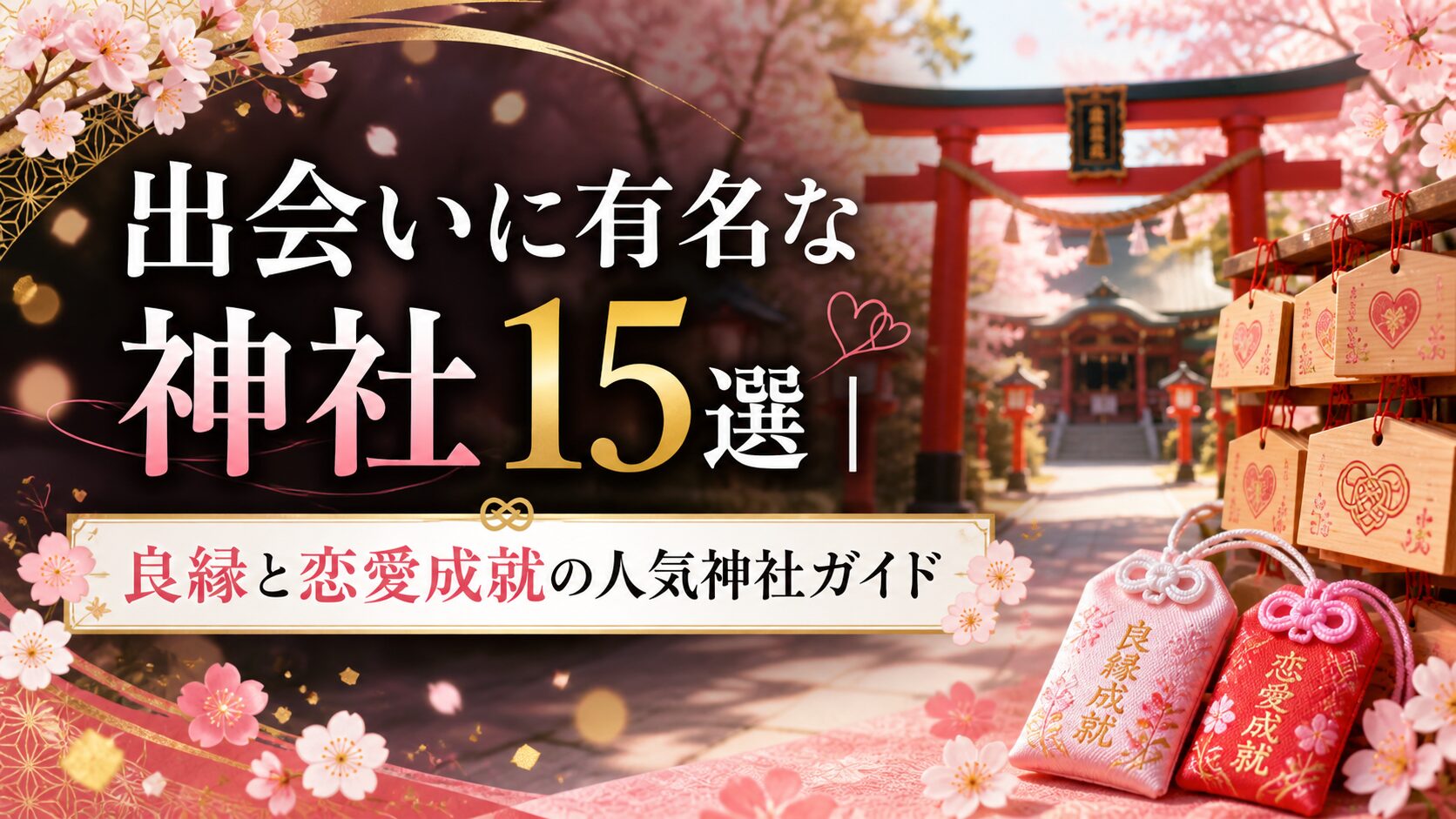 出会いに有名な神社15選｜良縁と恋愛成就の人気神社ガイド