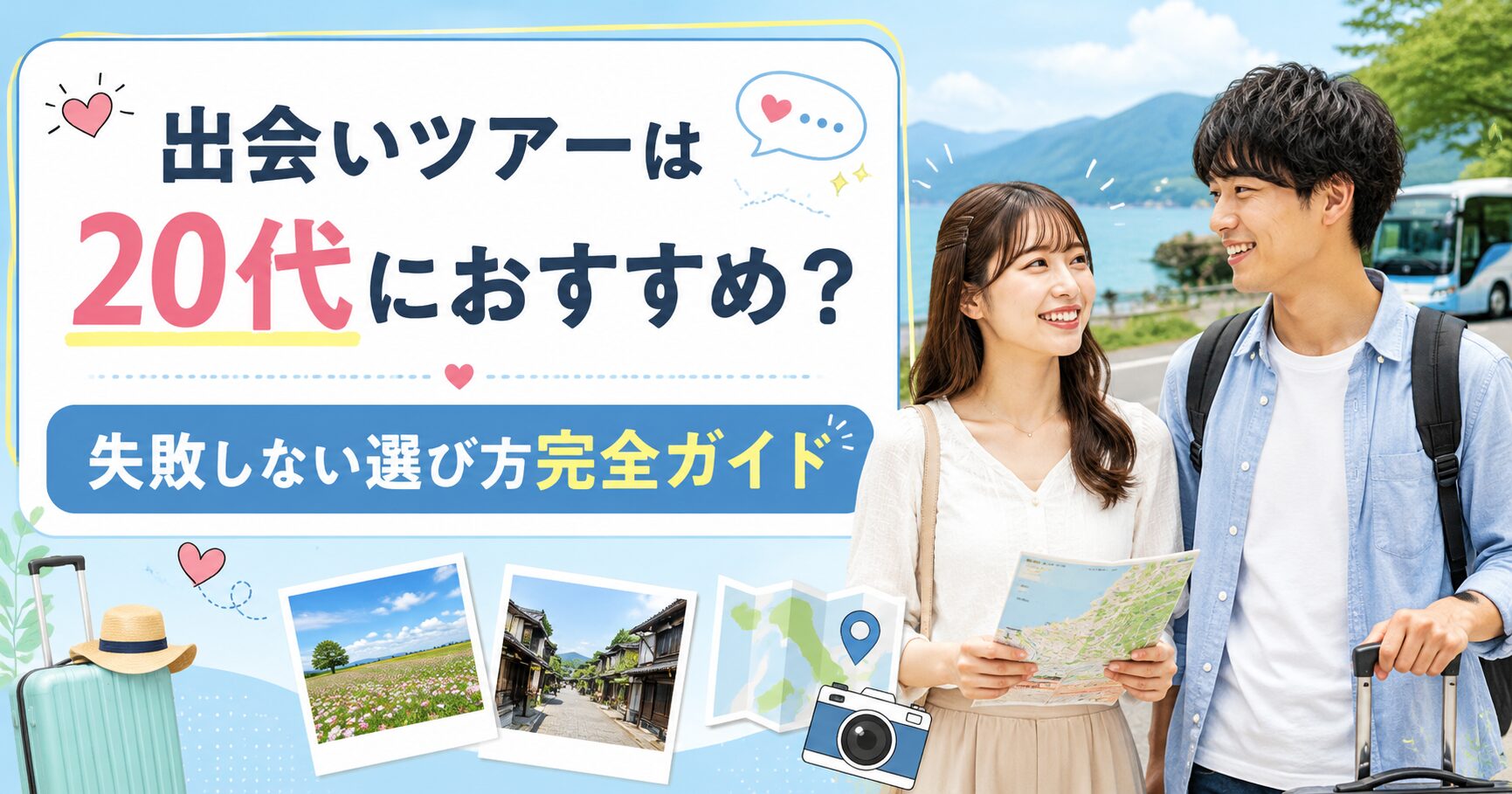 出会いツアーは20代におすすめ？失敗しない選び方完全ガイド