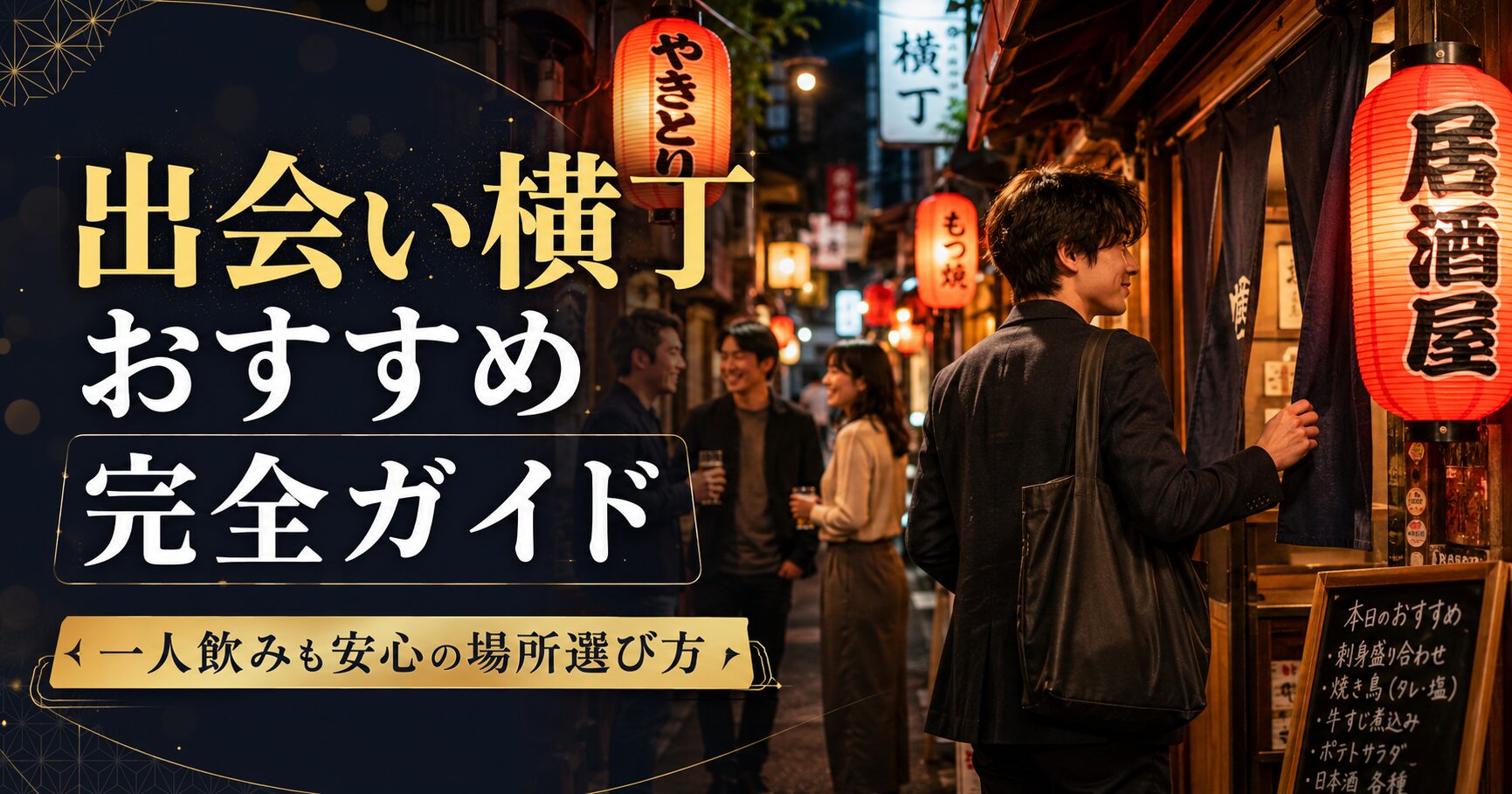 出会い横丁おすすめ完全ガイド｜一人飲みも安心の場所選び方