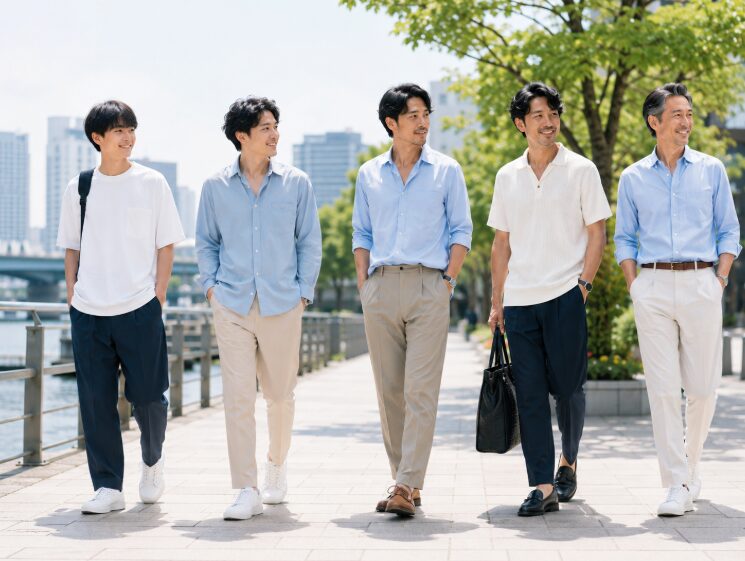 男性にモテる夏ファッション年齢別の正解！10代から50代