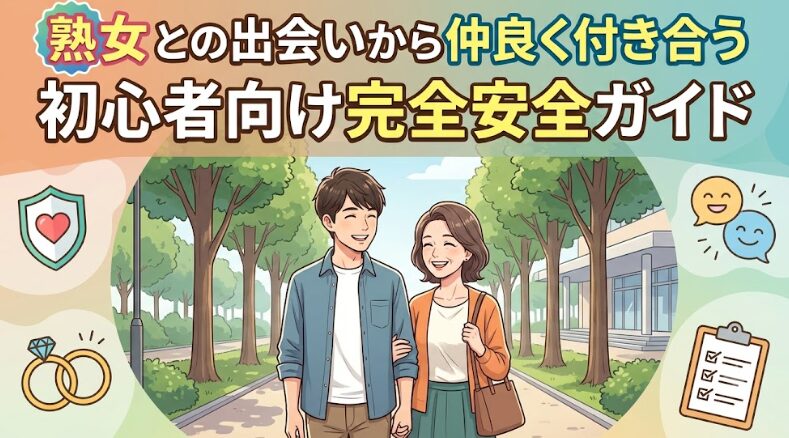 熟女との出会いから仲良く付き合う初心者向け完全安全ガイド