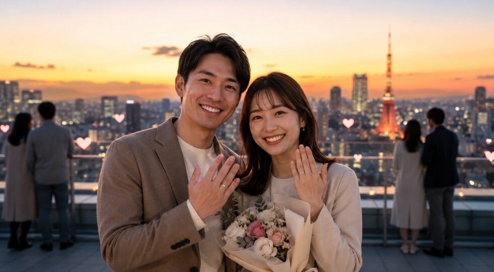 東京都の婚活アプリで265組結婚！TOKYO縁結び完全解説