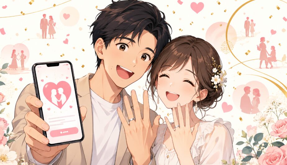 東京都の婚活アプリで265組結婚！TOKYO縁結び完全解説