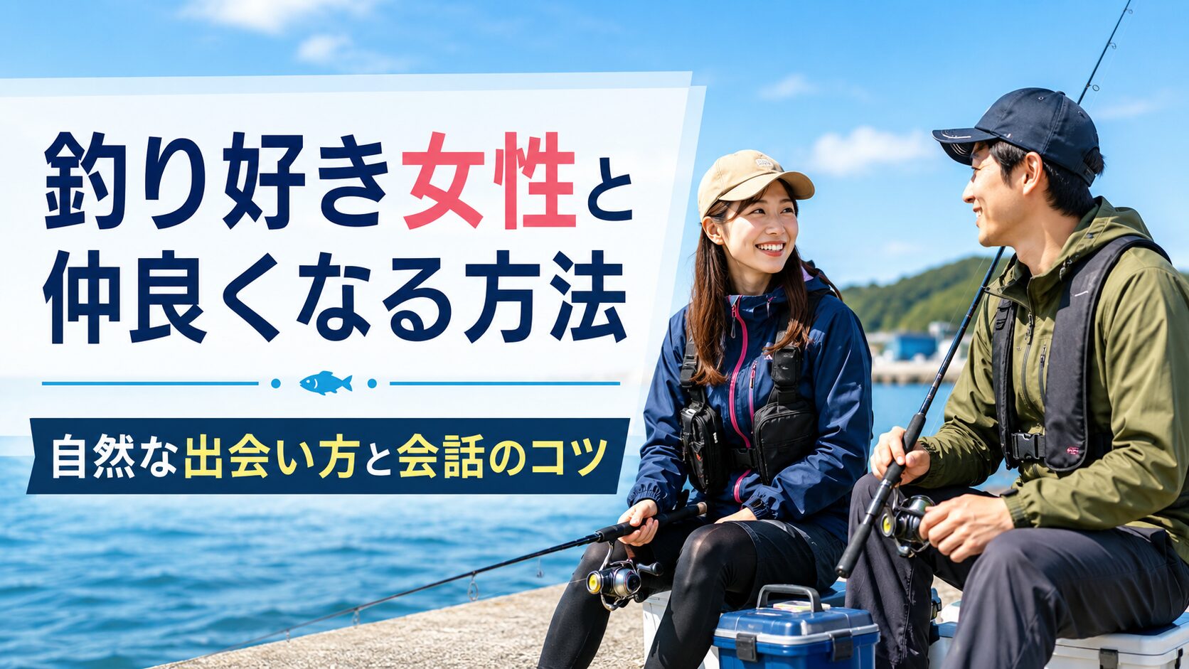 釣り好き女性と仲良くなる方法｜自然な出会い方と会話のコツ