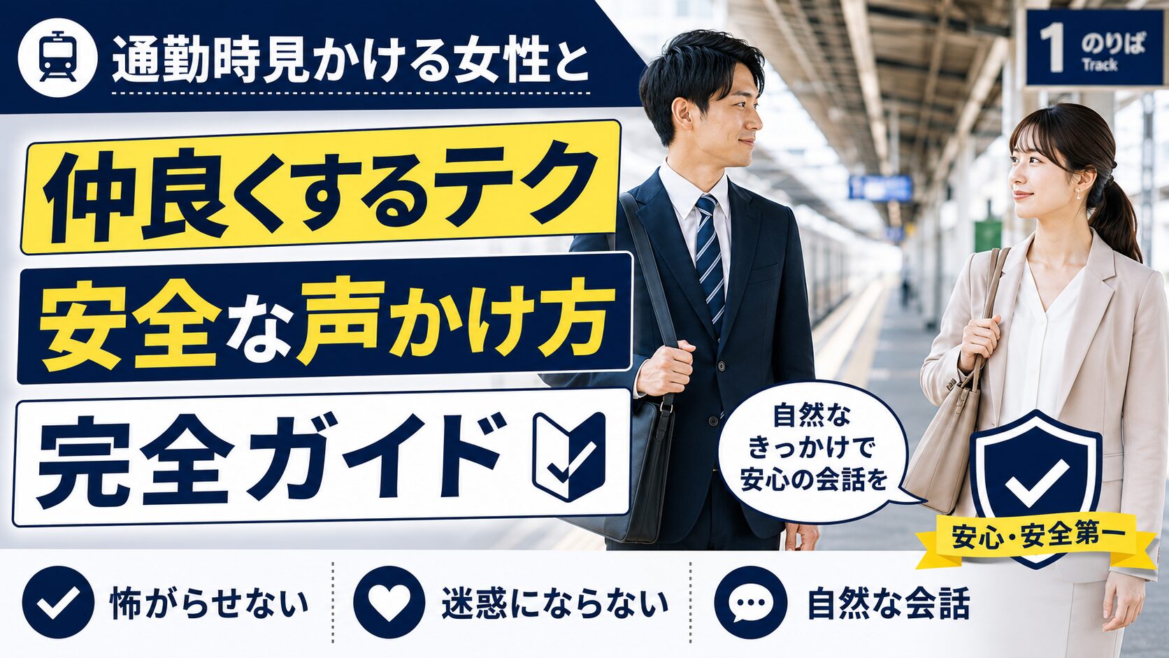 通勤時見かける女性と仲良くするテクと安全な声かけ方完全ガイド